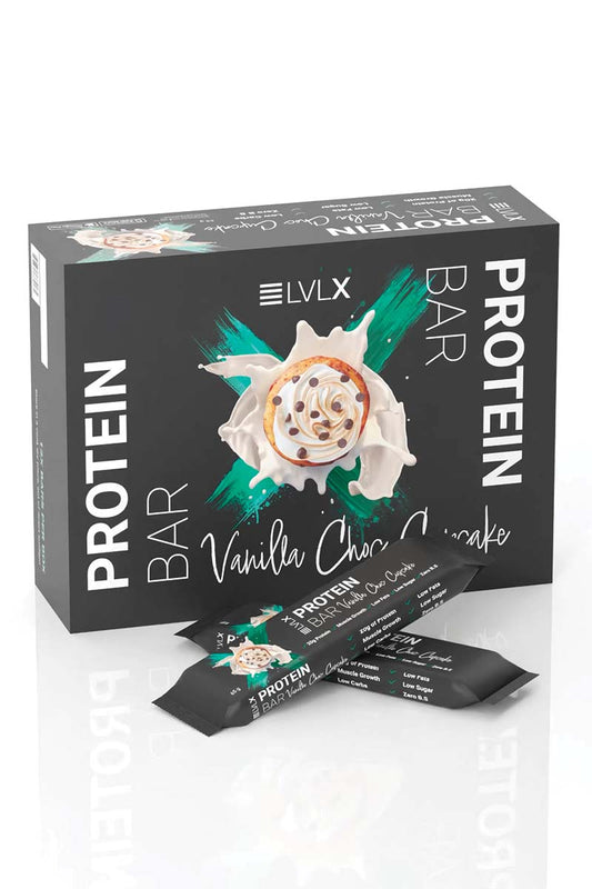 LVLX Protein Bar - Vanilla Choc Cupcake